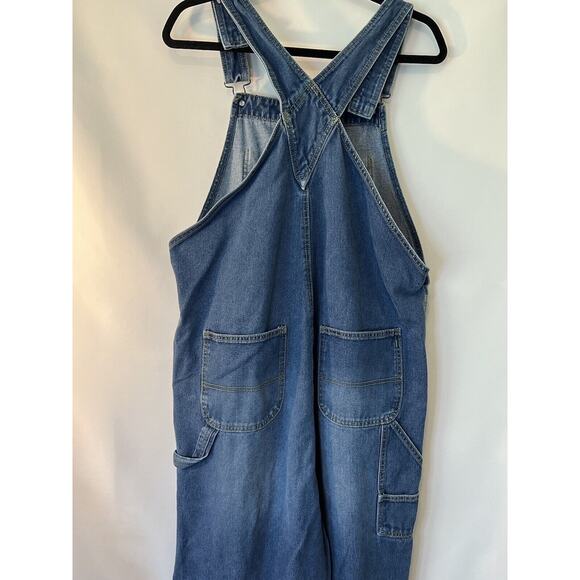 Monthorigin Overalls Distressed Denim dungarees Women’s Large ECU - Picture 6 of 12